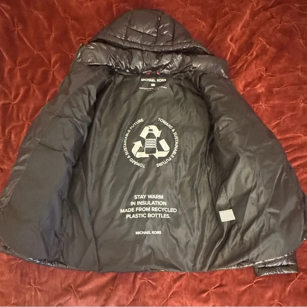 Michael Kors Black Puffer Jacket (M) - Picture 4 of 10